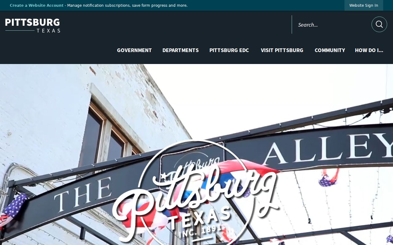 Pittsburg court docket city identity and municipal navigation